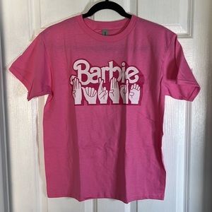 NEW! Youth T-Shirt, American Sign Language BARBIE, Gildan